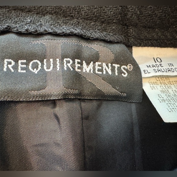 Requirements Fringe Blanket MIDI Skirt  Size 10 Vtg wool blend - Picture 7 of 9